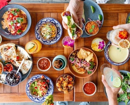 Multiple dishes from Gezzo's