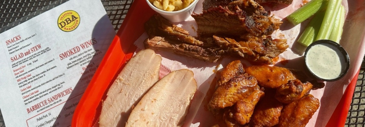 A delicious spread from DBA Barbecue