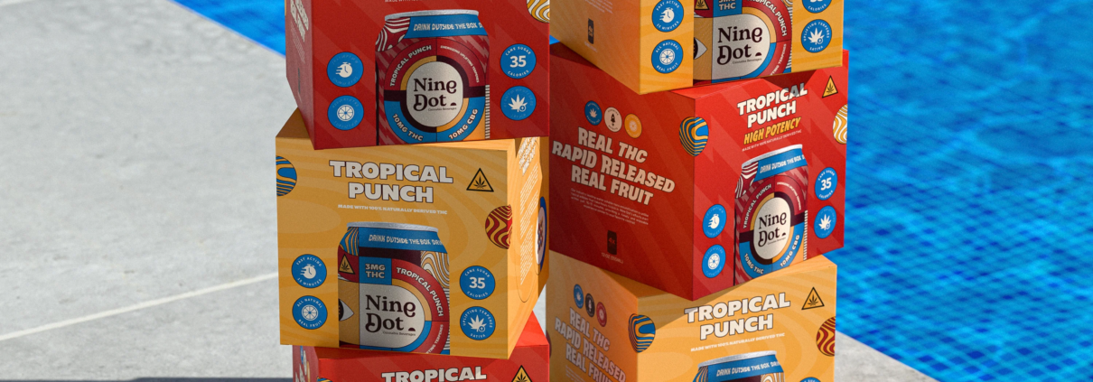 Nine Dot Releases High-Potency 12oz Cans and Four Pack Options