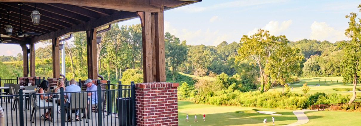 Boone's Restaurant Patio Overlooking Golf Course