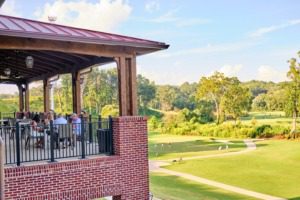 Boone's Restaurant Patio Overlooking Golf Course